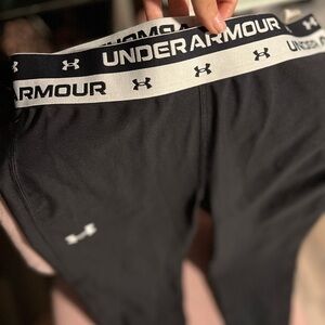 Under Armour Black and White Athletic Leggings